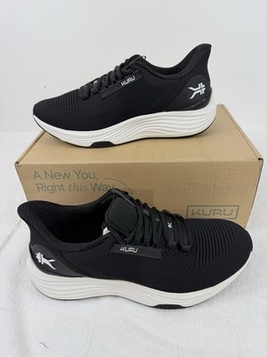 Kuru Atom 2 Mens 11 Wide Shoes Sneakers Black Running 11W Plantar Fasciitis New