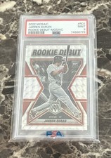 2022 Panini Mosaic - Rookie Debut Jarren Duran #RD-1 Green Mosaic Prizm PSA 9 
