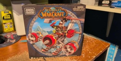 MEGA BLOKS World of Warcraft Flying Machine Flint Set #91018 90 Pieces New