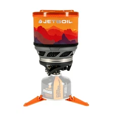 Jetboil MiniMo Portable Stove Sunset Cooking System for Camping and Backpacking