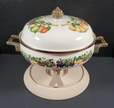 Tabletops Unlimited Kensington Garden Collection 10” Covered Buffet W/Warm Stand