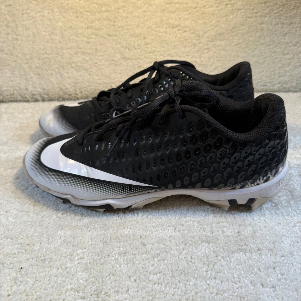 Nike Vapor Fastwflex Mens Baseball Cleats 2019 Black White Size 10 WIDE Sporty - Image 4 of 4