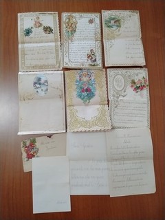 CHILDREN'S LETTERS CHRISTMAS DECORATED EARLY CENTURY XX LOTTO