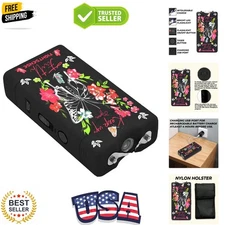 Super Heavy Duty 35 Billion Mini Stun Gun for Self Defense with Bright Led Fl...