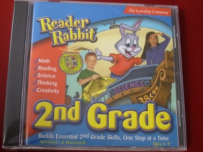 パットパットとパレードに行こう!　二ヶ国語版　PCゲーム　CD-ROM　未開封 Reader Rabbit 2nd Grade 2002 (Windows/Mac, 2002) for sale online