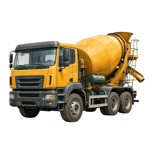 Construction Digger Cement Mixer Truck Self Adhesive Vinyl Sticker