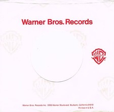 New 45 Sleeve - Warner Bros, White