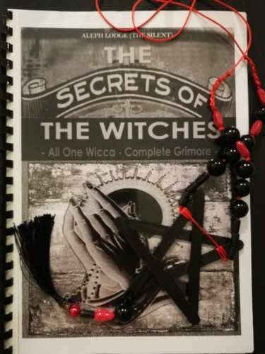 antique book grimoire magic rare esoteric manuscript occultism witchcraft manual - Picture 3 of 12