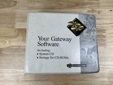 Gateway Software Storage binder with various software CDs