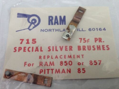 1/24 RAM #715 SPECIAL SILVER BRUSHES for Ram 850,857 Pittman 85 slot car motors - Picture 1 of 1