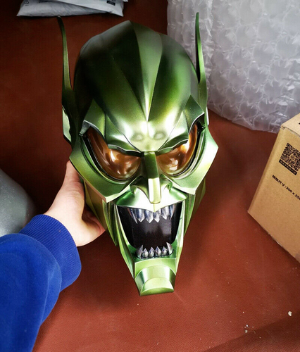 1:1 Green Goblin Helmet Norman Osborn Wearable Mask Cosplay Costume Halloween - Picture 1 of 13