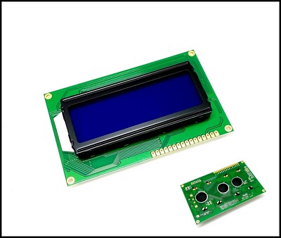 LCD Display Module Character 20x4 LCD 2004 Zeichen Weiss Blau 5V #T-114