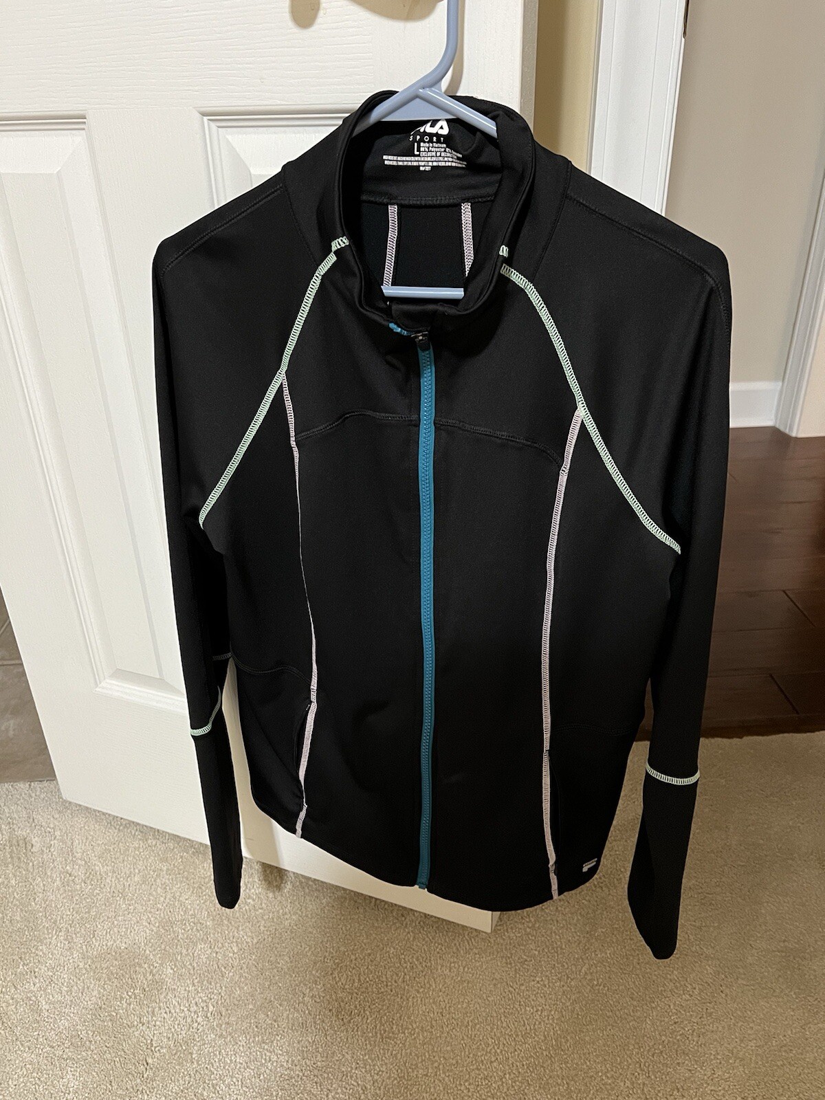 Giacca sportiva Fila donna grande nera