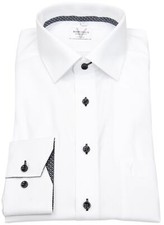 Marvelis Hemd Modern Fit Kontrastknöpfe wei�...