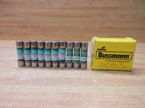 10pack Bussmann FNM-2-1/2 (FNM-2.5) -2.5Amp Time-delay Fuses - Foto 7