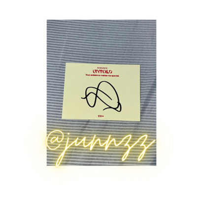 ENHYPEN ヒスン　直筆サイン入りポストカード ROMANCE ENHYPEN 2nd Album - Romance : Untold (Signed Postcard