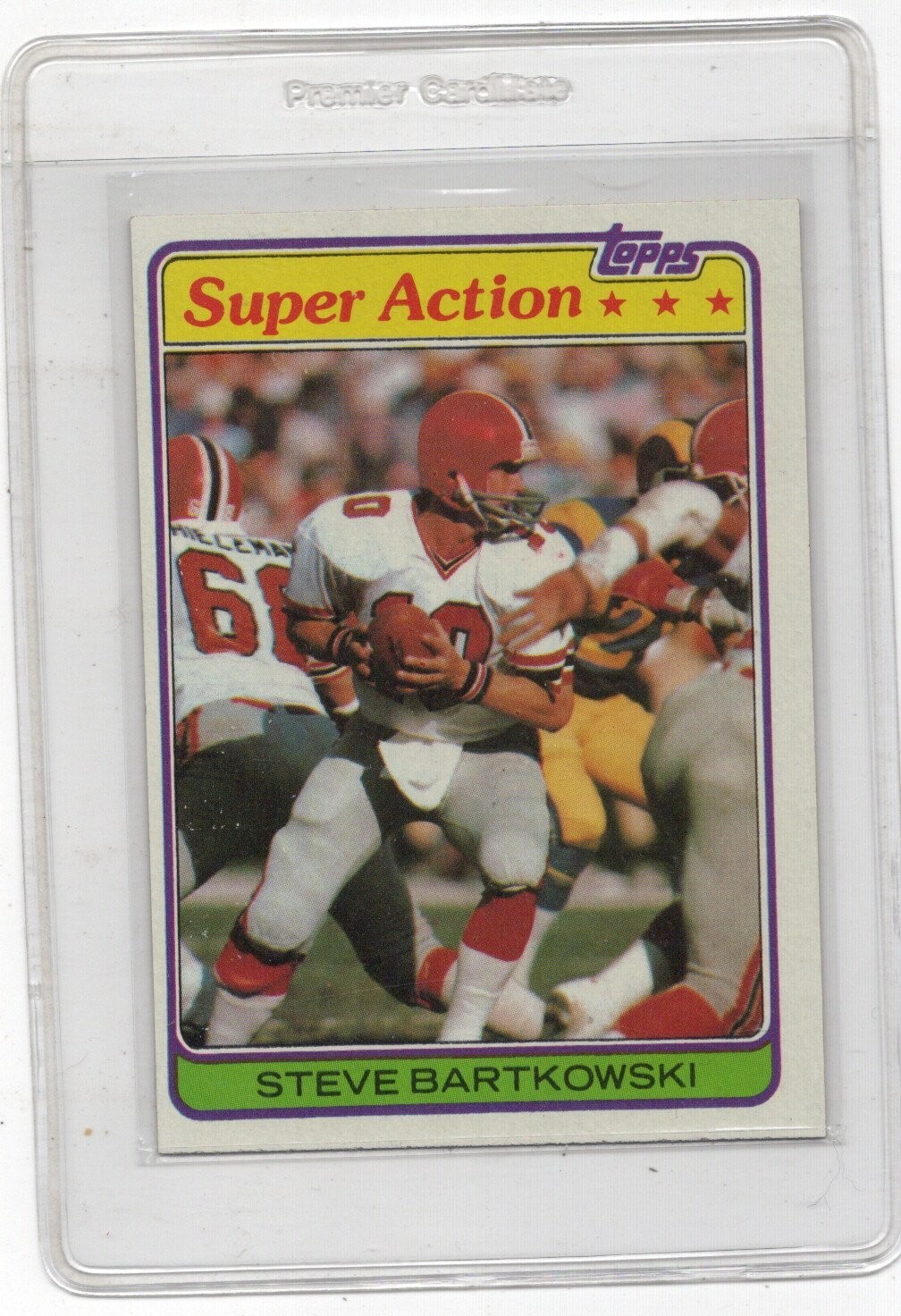 Steve Bartkowski 1981 Topps # 42 Atlanta Falcons Super Action