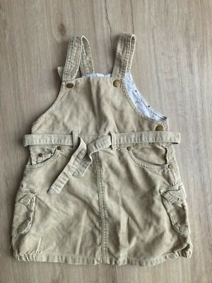 Cord Kleid beige Mädchen Gr. 86 sehr guter Zustand