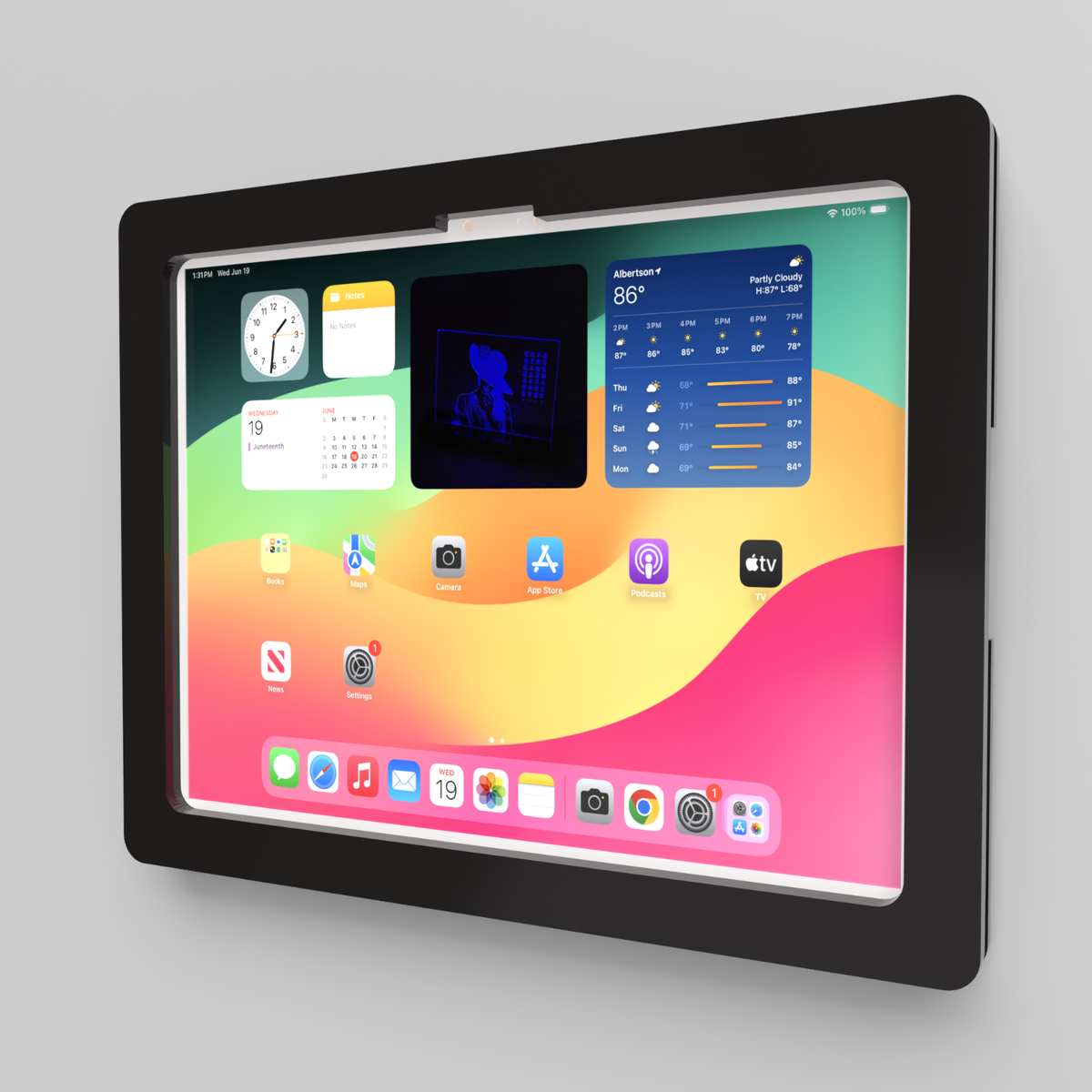 iPad mini Pro Air 9.7 10.2 10.5 10.9 11 13 Acrylic Secure