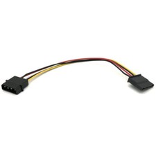 x10 8" Computer Internal Power Cable 5.25" Molex M to SATA Serial ATA F PC