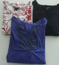 Lot of 3 Tops Shirts Womens 22/24 Lane Bryant Venezia 