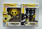 Funko Pop! Games Cuphead Devil #312 & Legendary Chalice #314 Lot Of 2