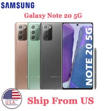 New Samsung Note 20 5G N981U 128GB Unlocked AT T T-Mobile Verizon Smartphone US