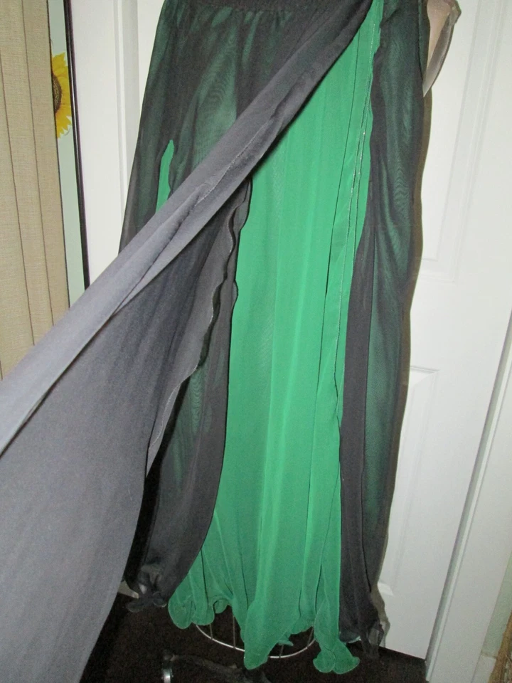 PANELES DE BORDE DE LECHUGA SUPERPOSICIÓN TRANSPARENTE VERDE/NEGRO TIRAR DE OSFM COSPLY DISFRAZ EXCLUIDO Foto 4 de 4