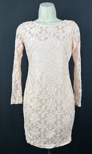 LADIES Boducon LACE DRESS SIZE M,  BRAND NEW.Peach, Deep back