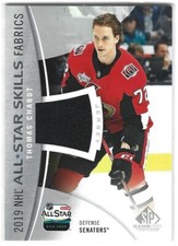 THOMAS CHABOT 2019-20 SP GAME USED ALL-STAR SKILLS JERSEY SENATORS O1