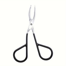 Scissors Shaped Eyebrow Tweezer Clip with Easy Scissor Handle, Scissor Handle Tw