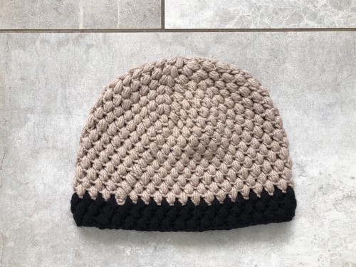 Cappello Puff Stitch, berretto, berretto, toque adulto medio, uncinetto a mano, colore a scelta - Foto 3 di 9