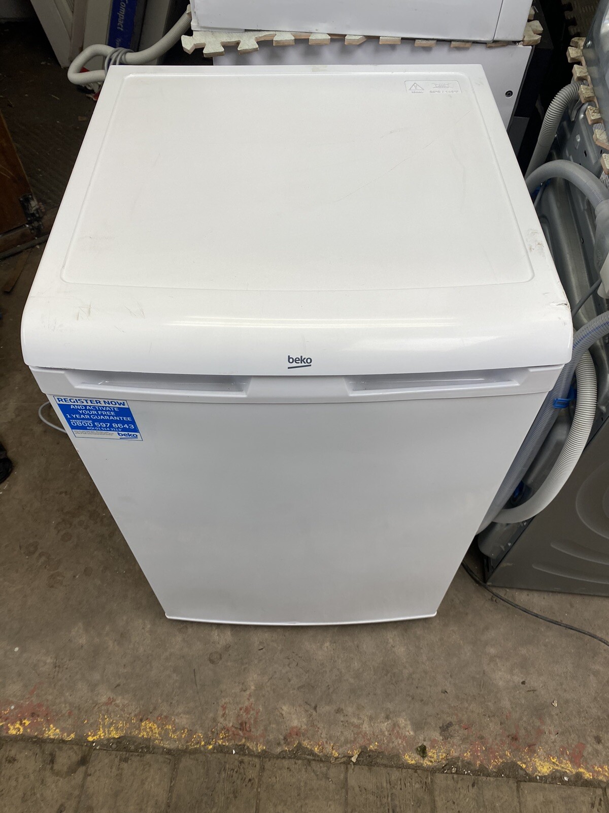 New Graded Beko UL584APW Under Counter Larder Fridge White 60cm 5023790027915 eBay