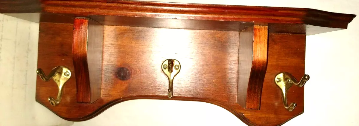 3 hook coat rack store