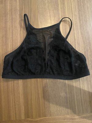 Abercrombie Balck Lace Bralette XL