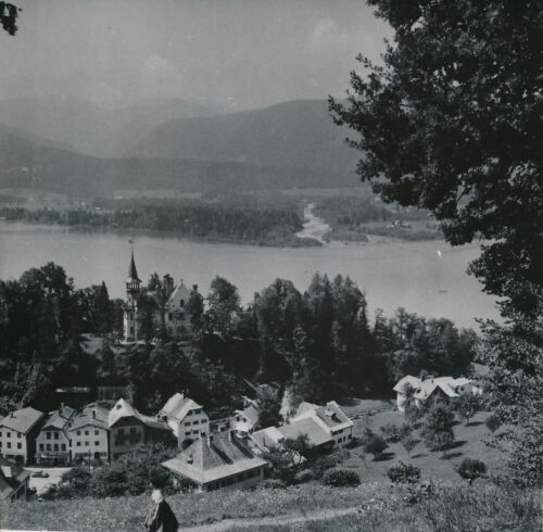 AUTRICHE c. 1950 - Panorama Village Lac St Wolfgang - Div 11333 - Afbeelding 1 van 2