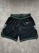 Nike Portland State Vikings Black Green Basketball Shorts Womens Size Medium