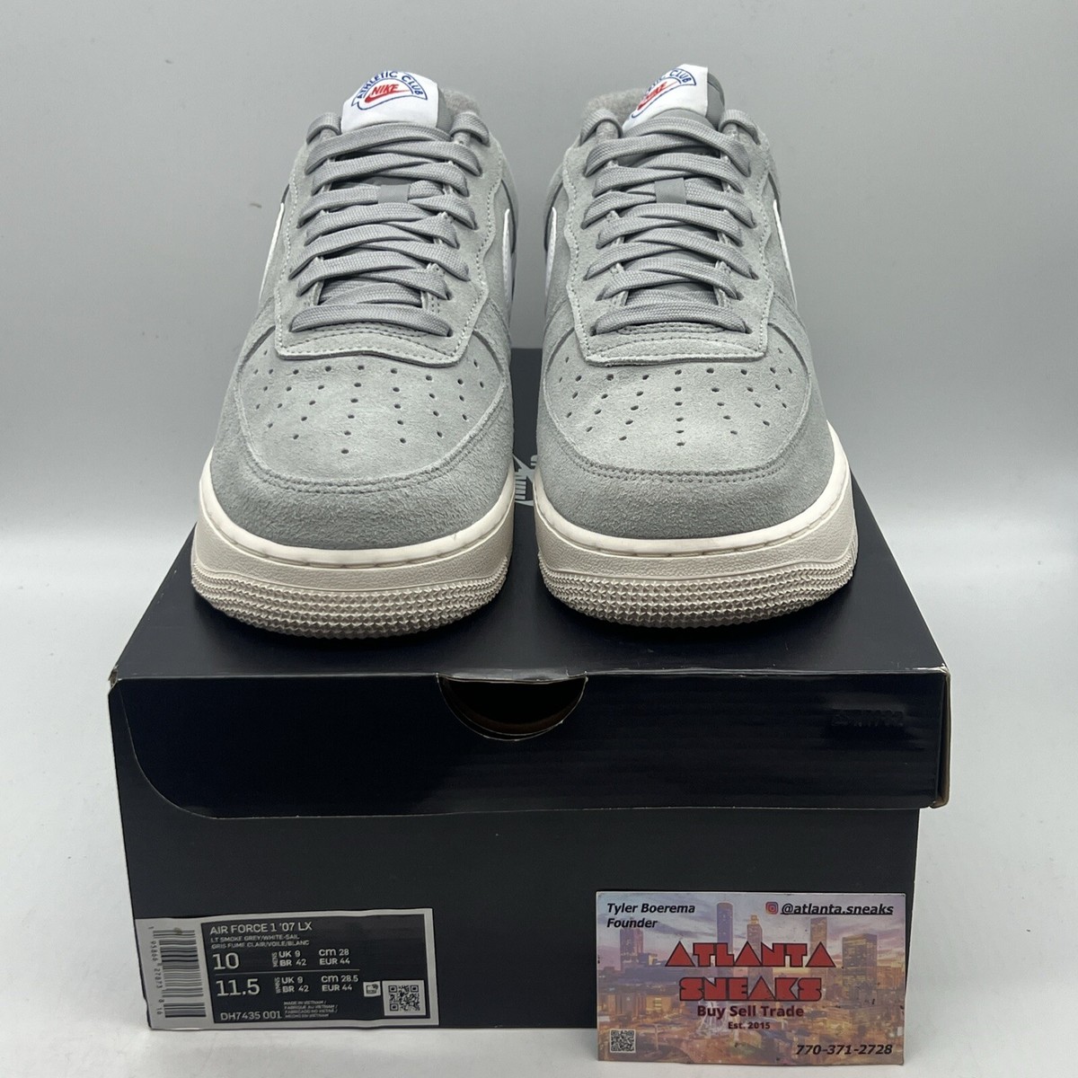 ◆正規品◆NIKE AIR FORCE 1 '07 LIGHT SMOKE GREY(W)◆関税込◆ Nike Men's Air Force 1 `07 