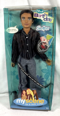 NIB BARBIE MY SCENE CLUB BIRTHDAY SUTTON LOOSE ITEMS