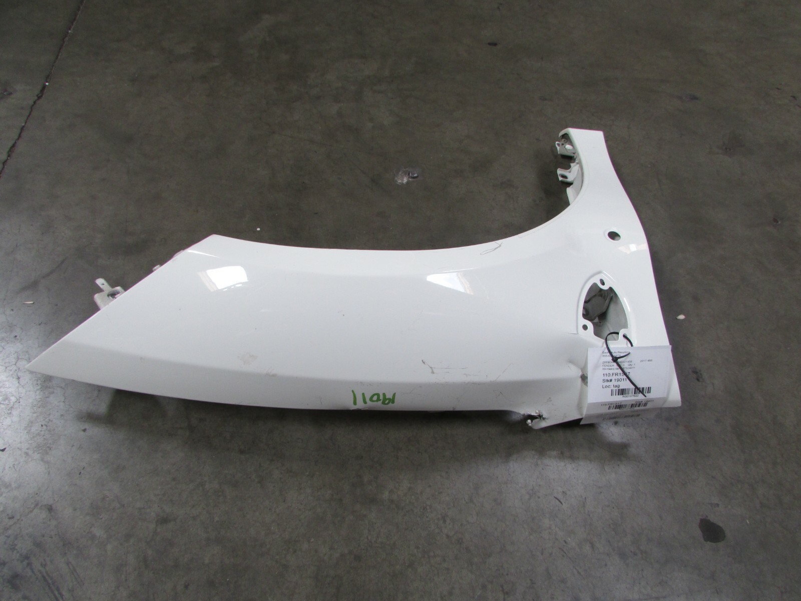 Ferrari 488 Spider, RH, Right Fender, Used, P/N 87524011