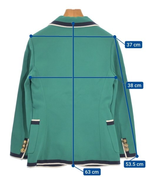 GUCCI グッチ カジュアルジャケット 緑 XS 4103625A0023 GUCCI Tailored Jackets Green 36(Approx. XS) 2200547266053 | eBay