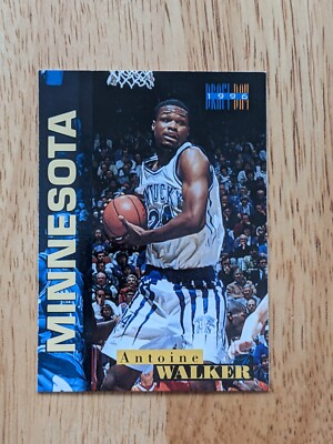1996-97 Score Board Draft Day - #5A Antoine Walker Rookie - Kentucky