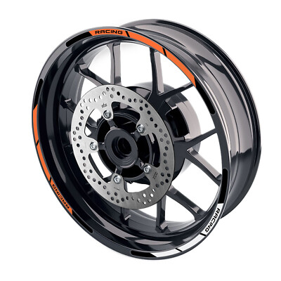 P04B For Aprilia SHIVER 900 2017-2020 Orange 2 Wheels Sticker Kit 19 18