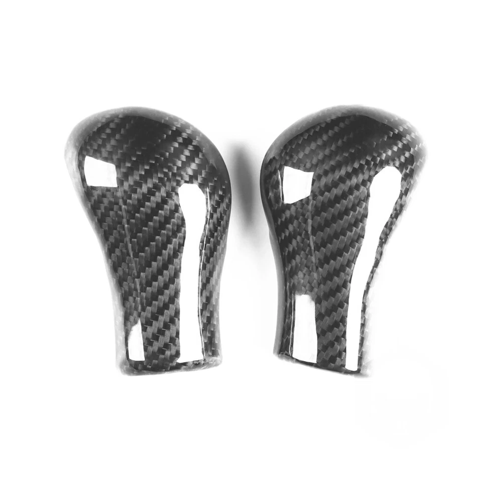 Cubierta de perilla de cambio de marchas de fibra de carbono genuina apta para INFINITI 2009-2013 FX35 FX37 Foto 3 de 4
