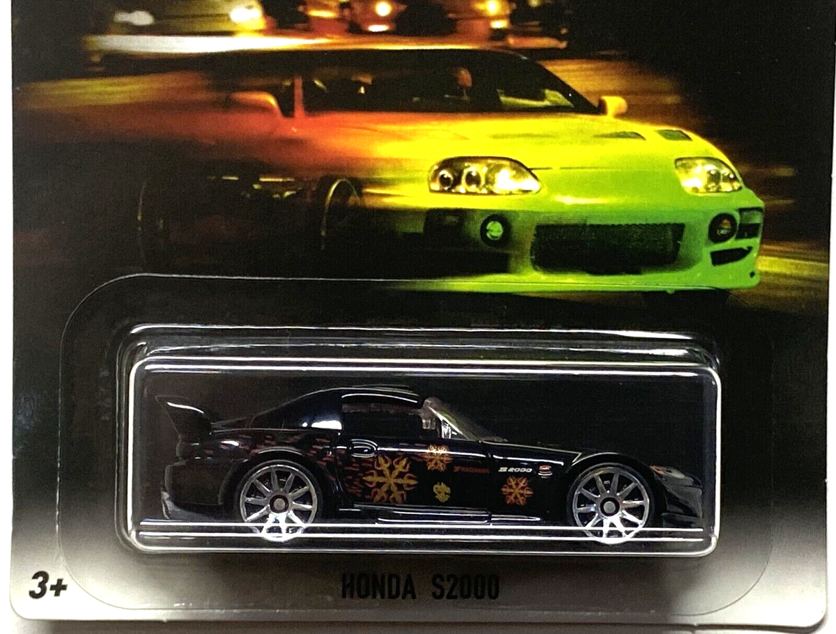2016 HOT WHEELS FAST & FURIOUS HONDA S2000 BLACK 1/64 NEW IN