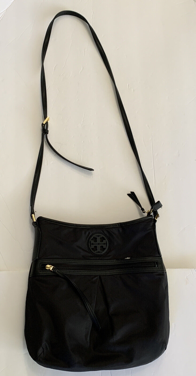 Tory Burch black nylon Crossbody purse AS IS SEE PHOTOS | eBay