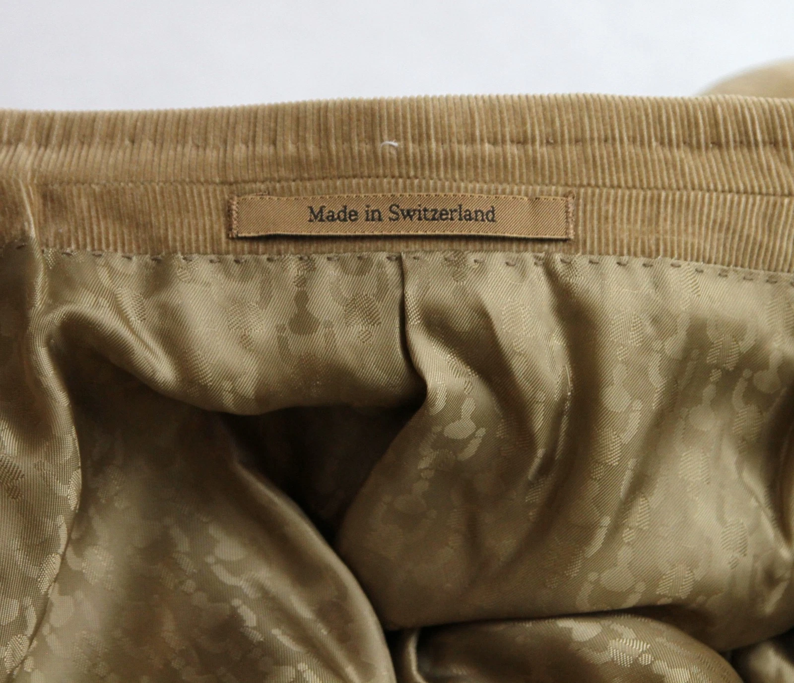 Nuovo Blazer Gucci Camel Fine Velluto a coste Marsiglia 304864 2602