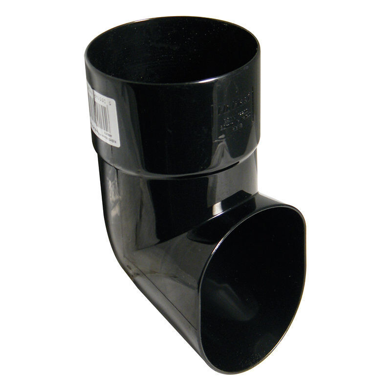 Floplast Deepflow Hi-Cap Downpipe Shoe Black 80Mm - Image 3