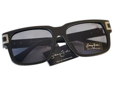 Men's Sean John All Black  Chrome Sunglasses Brooklyn NYC Hip Hop Style - New