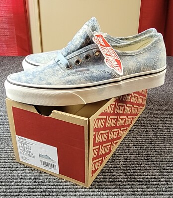 vans authentic acid denim